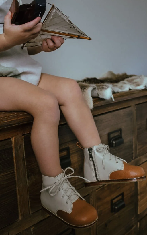 Archie Boots - Clay/Buttercream