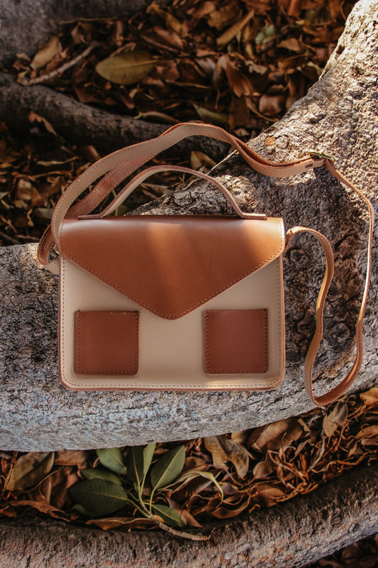 Frankie Leather Satchel