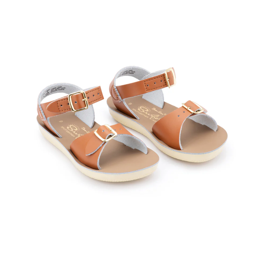 Surfer Sandal Hook & Loop - Tan