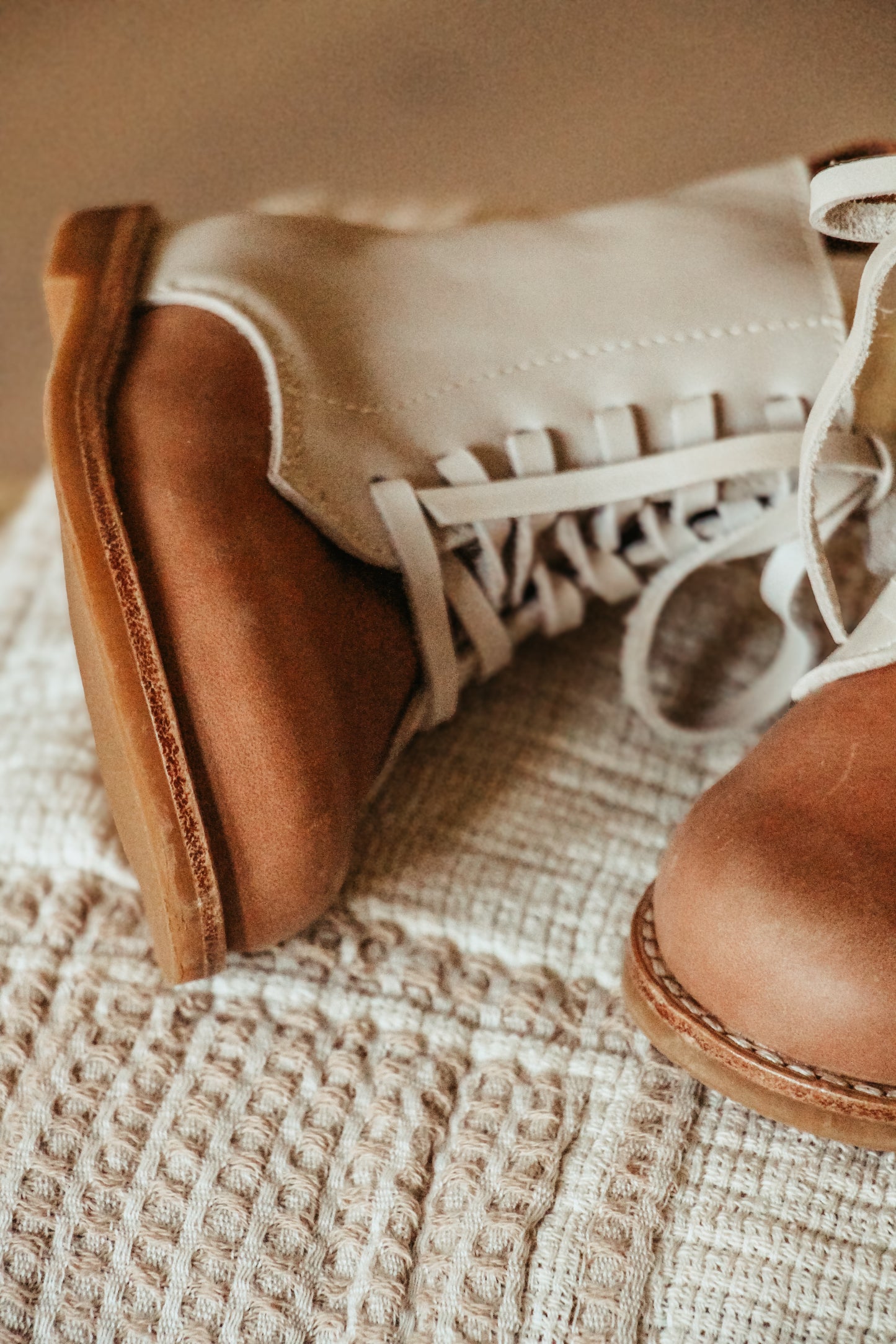 *Coming Soon* Archie Leather Boots - Saddle/Fog