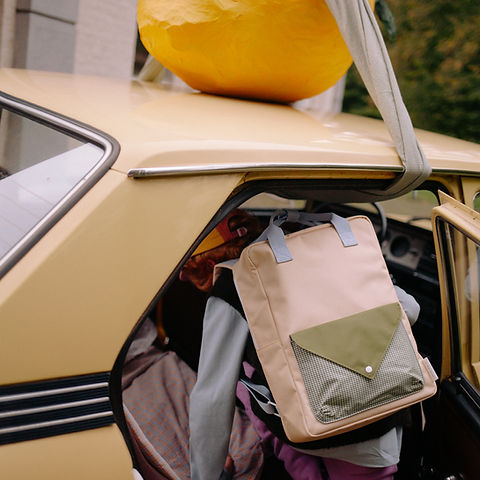 Sticky Lemon backpack large | lemon tree | envelope | twiggy beige