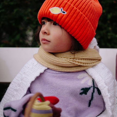 Sticky Lemon Beanie | wonders of the deep sea | red hat
