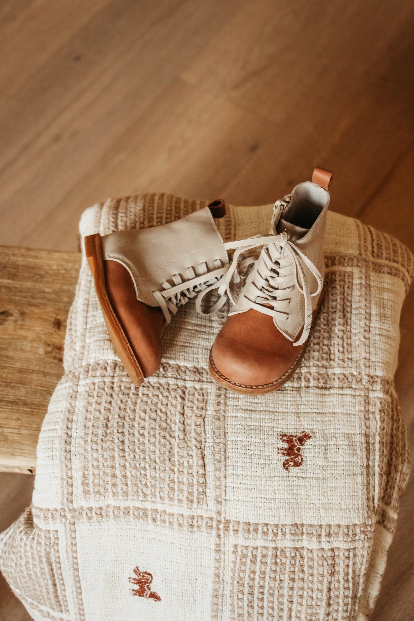 *Coming Soon* Archie Leather Boots - Saddle/Fog