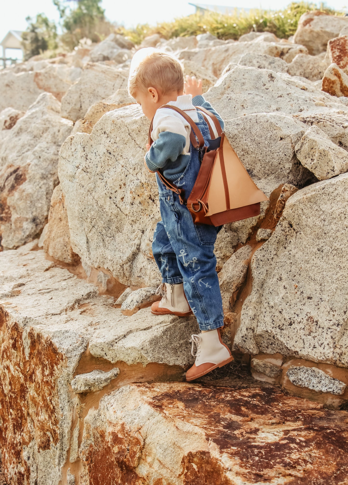 Sailor Leather Satchel Backpack