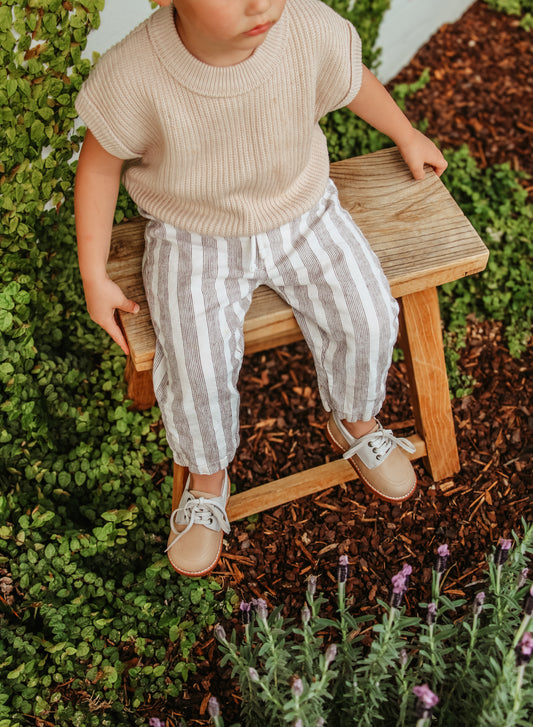 Otis Boat Shoe - Chestnut/Fog