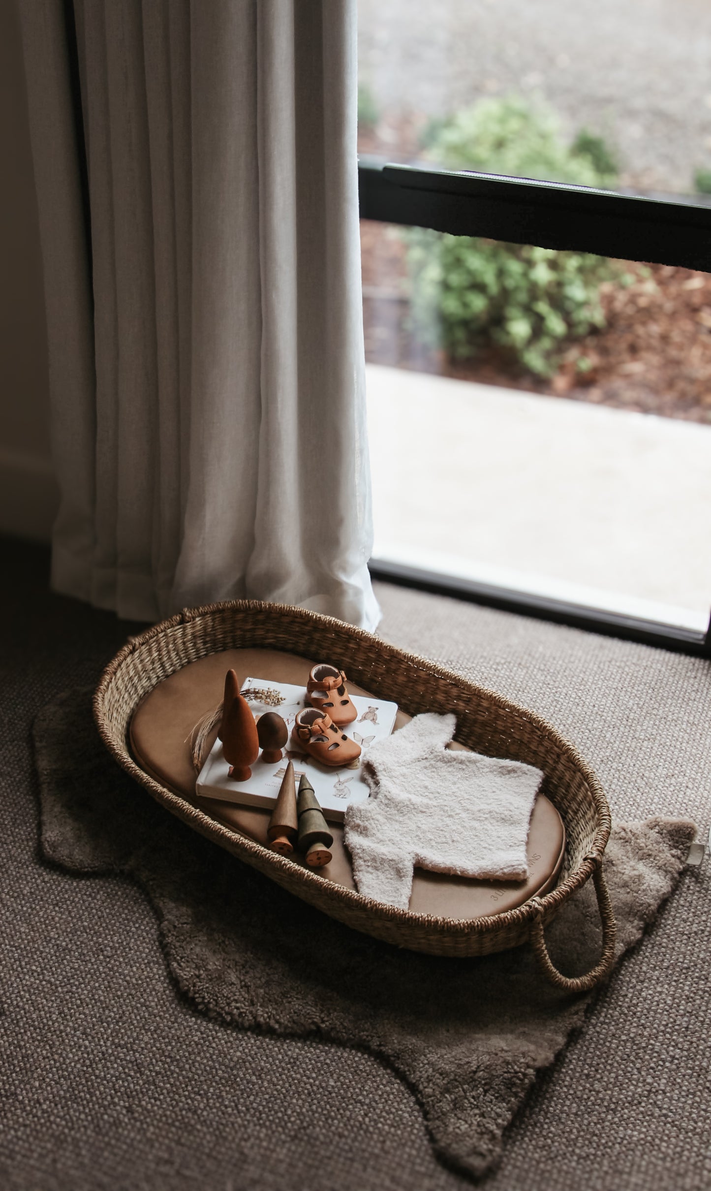 *Coming Sept* Bobbie Mini Leather Baby Shoe - Fawn