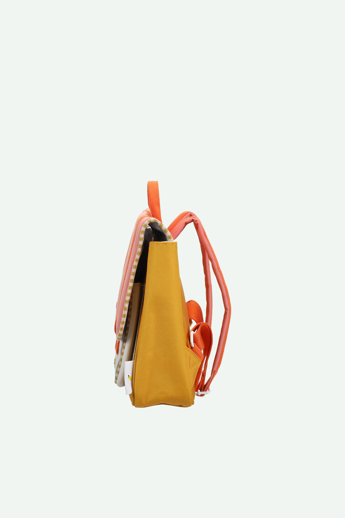 Sticky Lemon schoolbag | coral pink + submarine yellow
