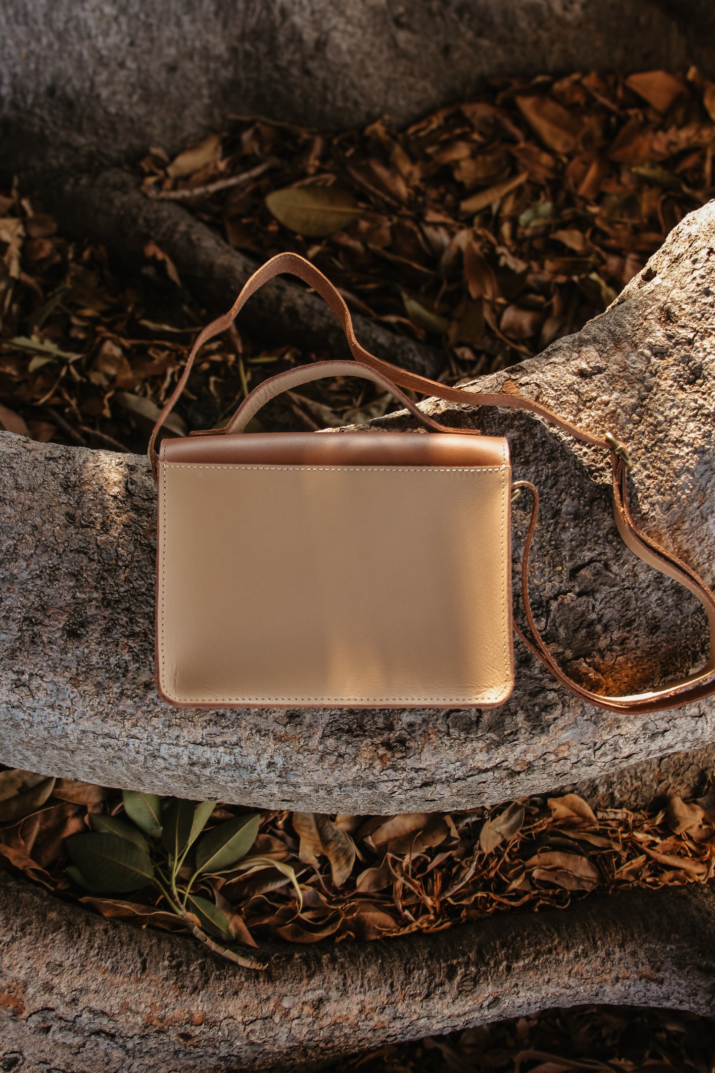 Frankie Leather Satchel