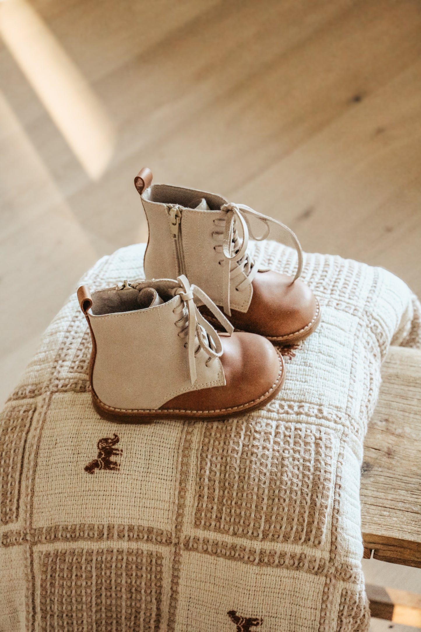 *Coming Soon* Archie Leather Boots - Saddle/Fog