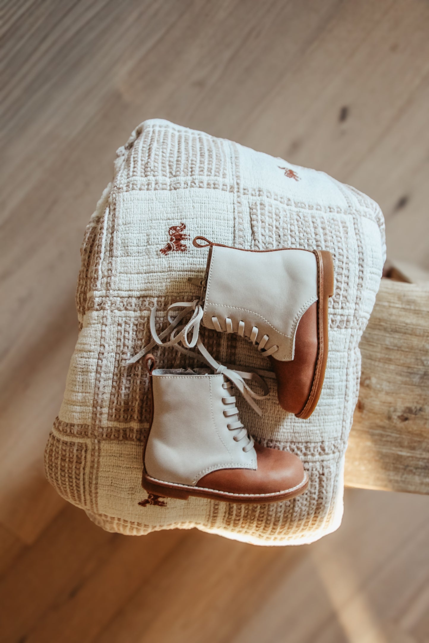 *Coming Soon* Archie Leather Boots - Saddle/Fog