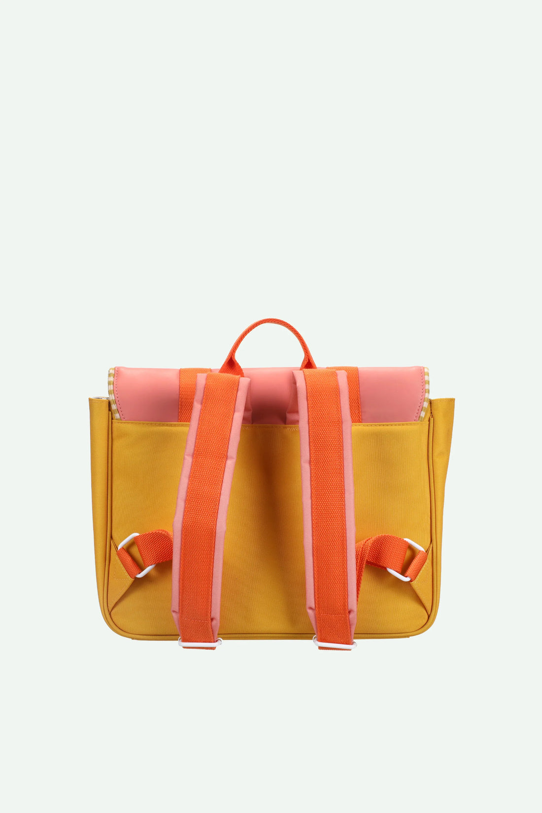 Sticky Lemon schoolbag | coral pink + submarine yellow