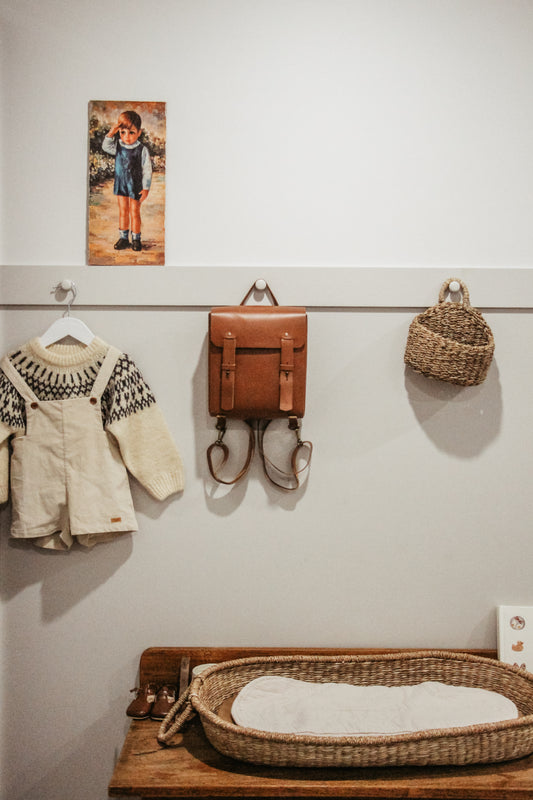 Sawyer Leather Backpack Satchel