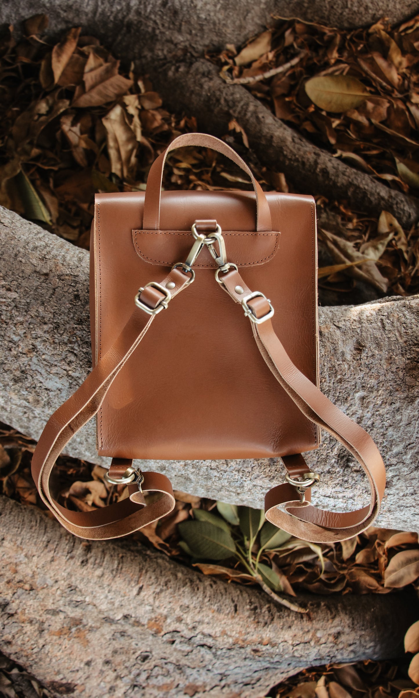 Sawyer Leather Backpack Satchel
