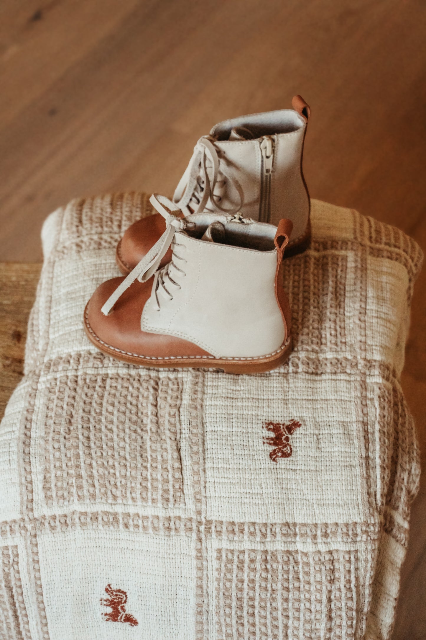 *Coming Soon* Archie Leather Boots - Saddle/Fog