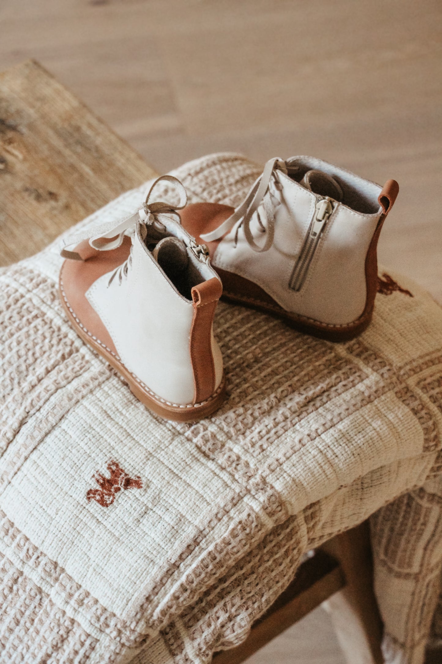 *Coming Soon* Archie Leather Boots - Saddle/Fog