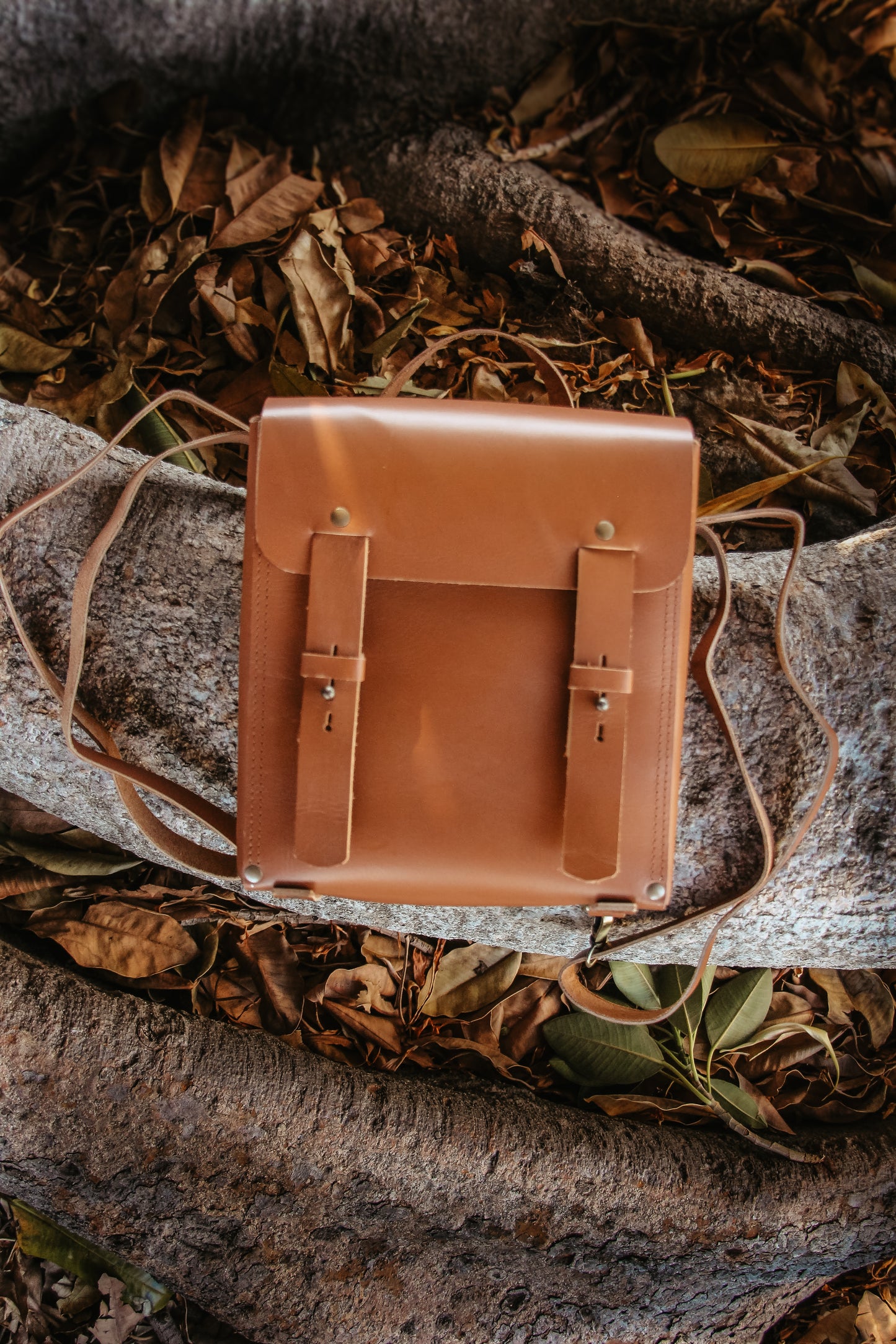 Sawyer Leather Backpack Satchel