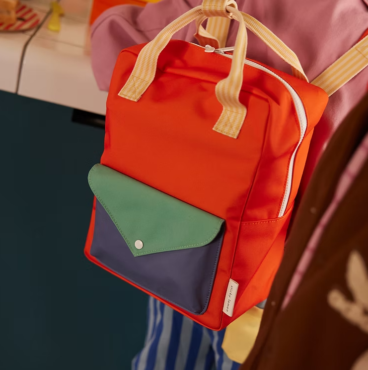 Sticky Lemon backpack medium | envelope | lifebuoy orange