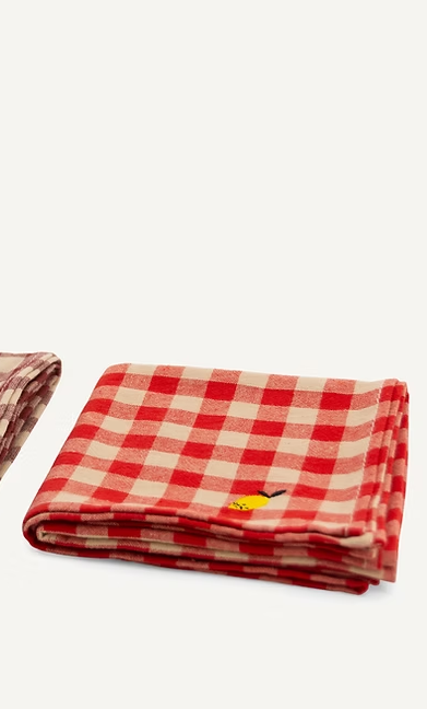 Sticky Lemon Hairscarf | poppy gingham